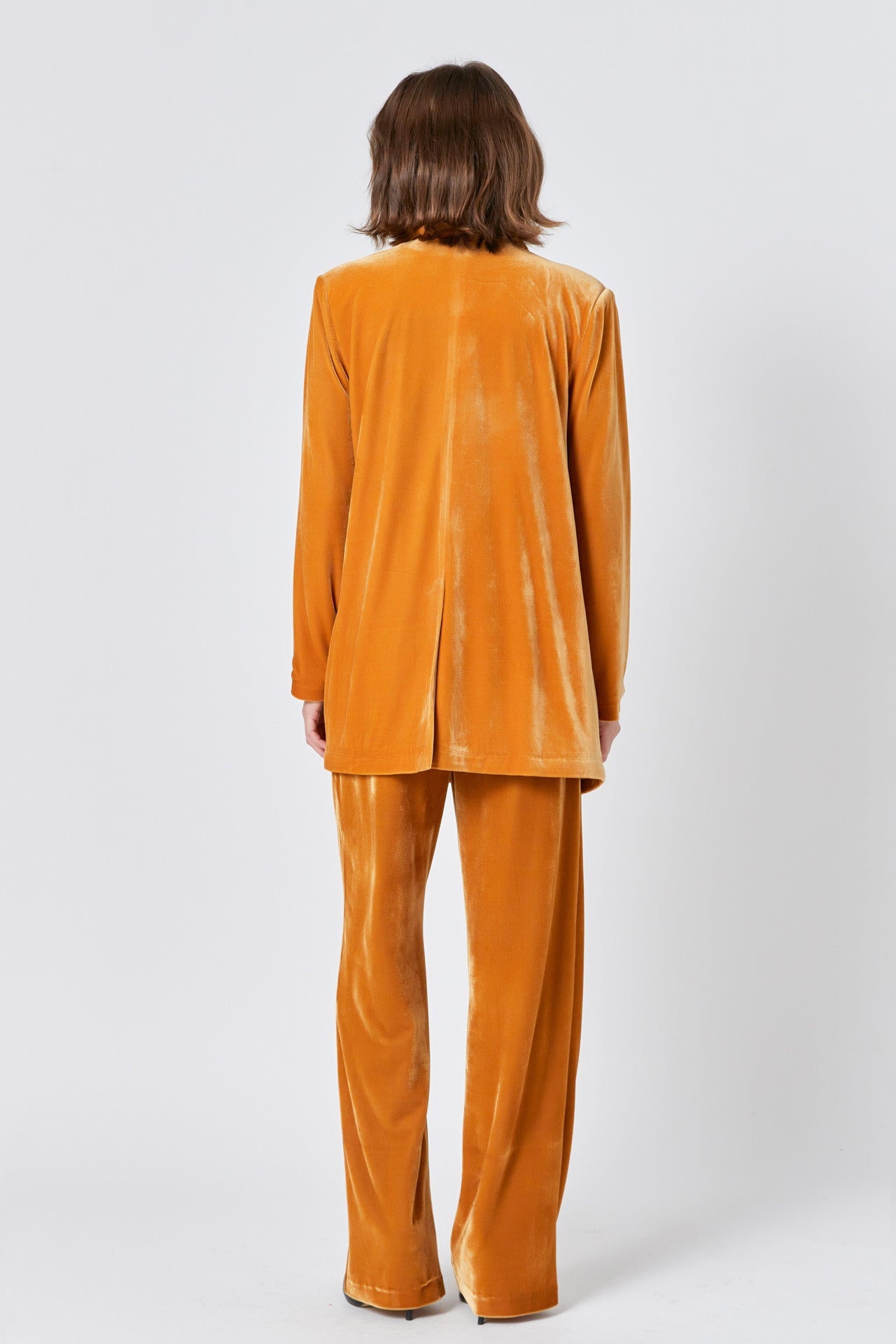 Velvet Loose Fit Blazer