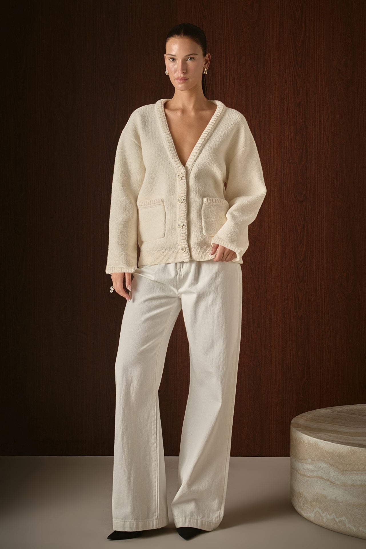 Floral Button Down Cardigan