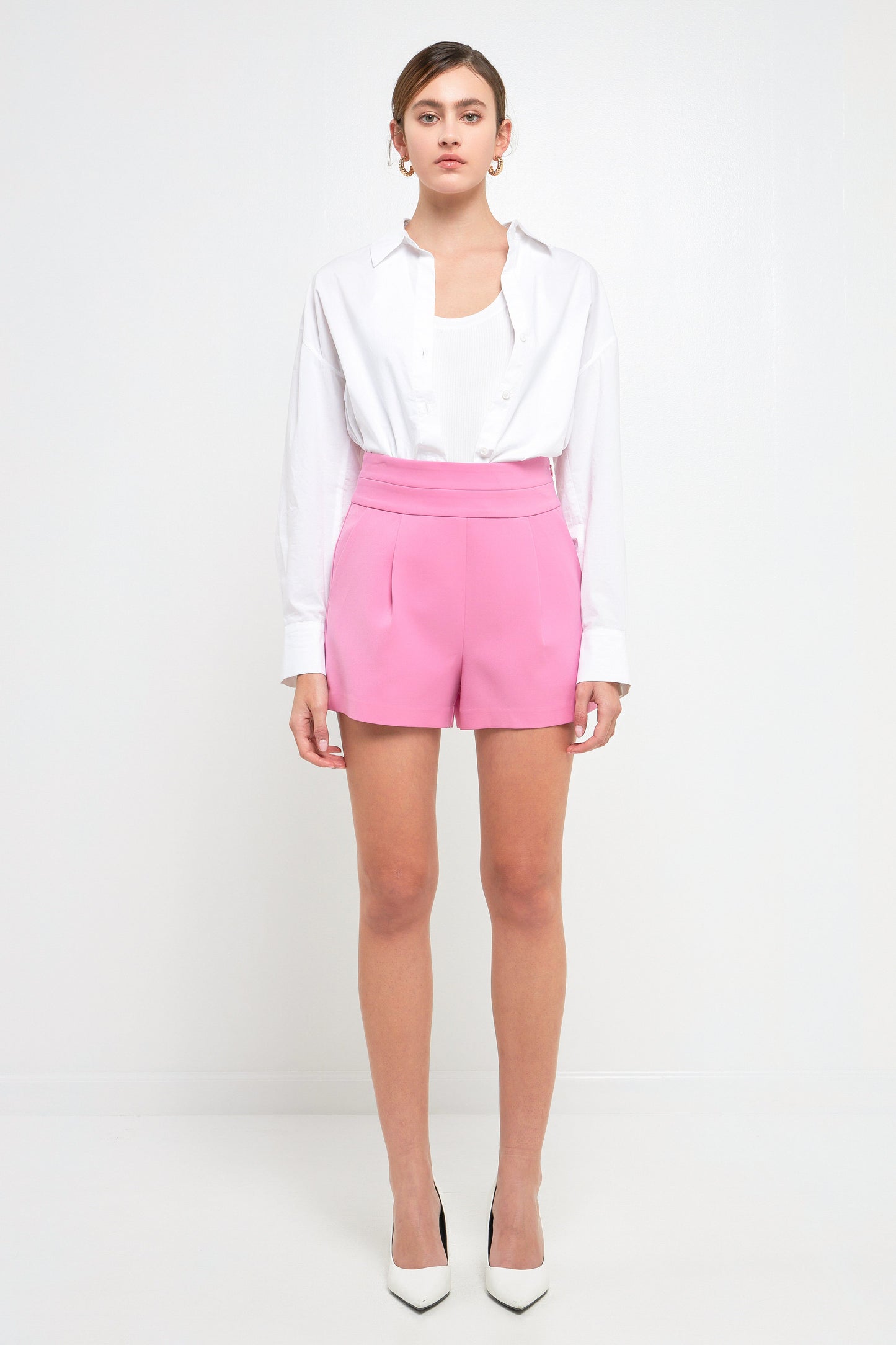 Waist Band Detail Shorts